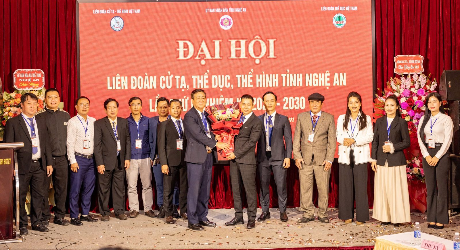 Nguyễn Bảo Bằng tại Đại hội Liên đoàn Cử tạ, Thể dục, Thể hình tỉnh Nghệ An nhiệm kỳ 2025-2030
