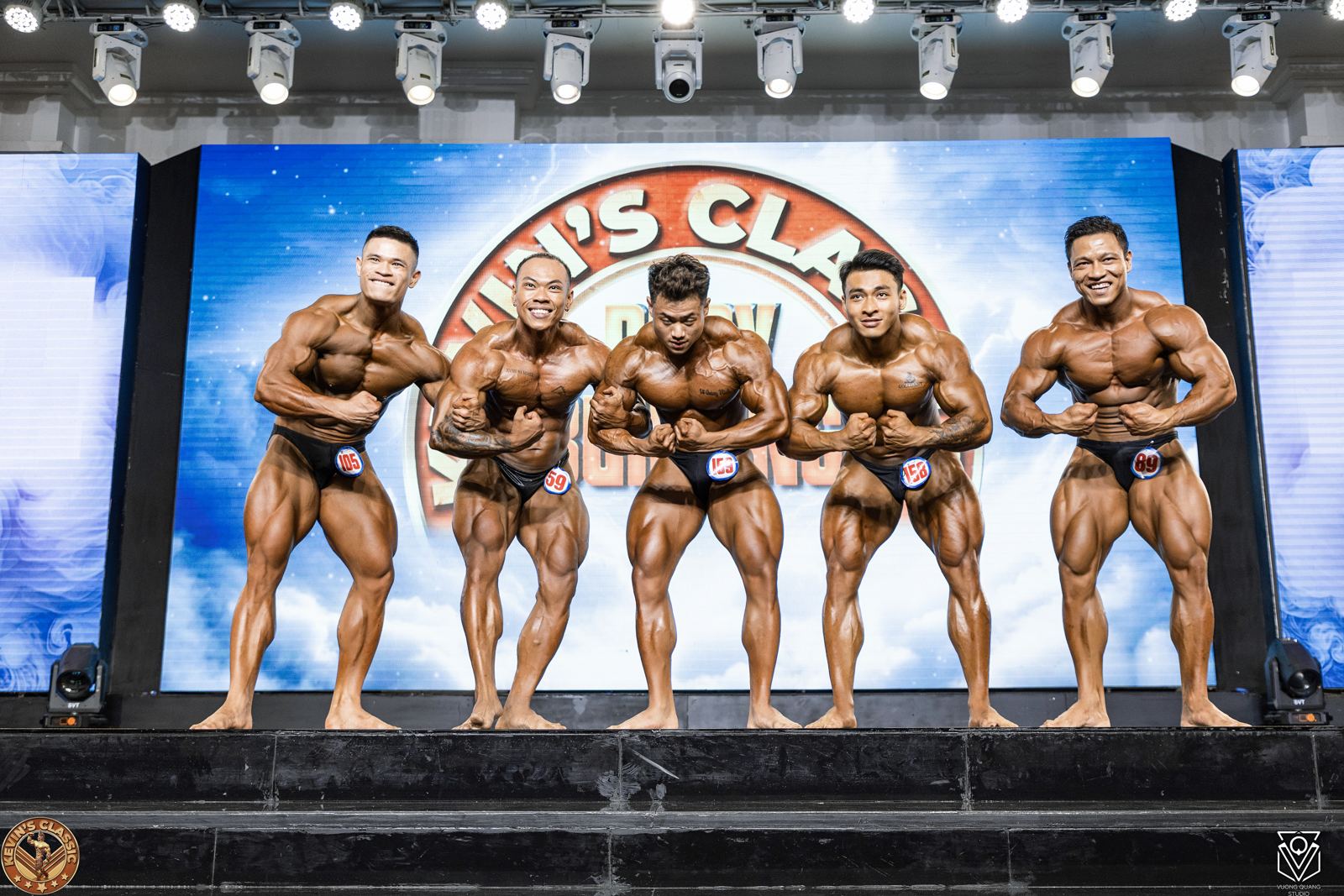 Các vận động viên hạng Bodybuilding so dáng tại giải Kevin's Classic lần 4 Amateur