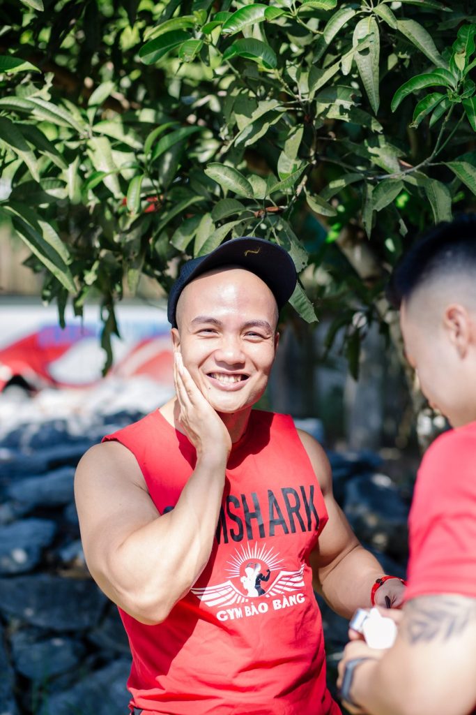 Nguyễn Bảo Bằng trong chuyến đi chung cùng hội viên CLB GYM BẢO BẰNG